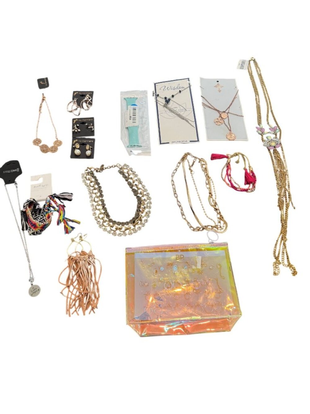New Jewelry lot- Nordstrom and boutique items 15 items-earrings, necklace, etc.